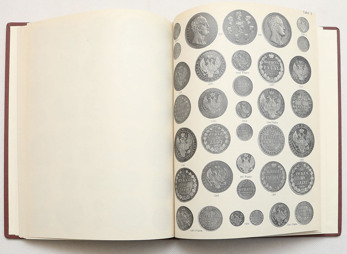 Katalog aukcyjny Adolph Hess Nachf. „Russische Münzen des 19.Jahrhunderts. Dubletten Russischer Museen” Frankfurt am Main, 18. Februar 1931